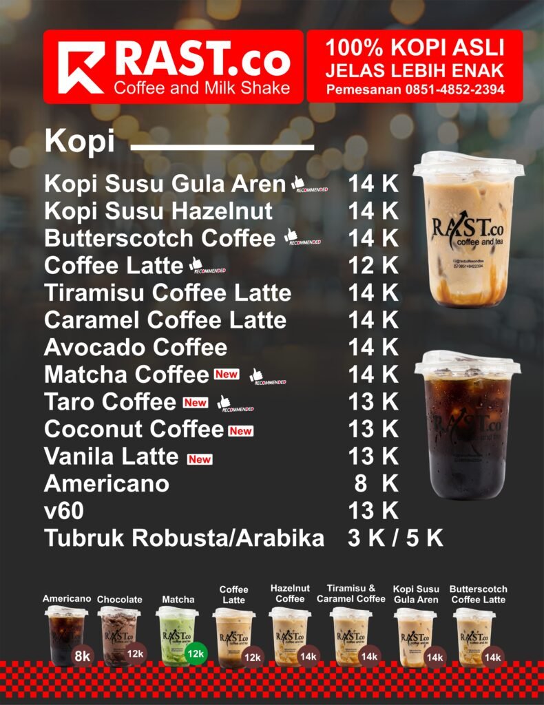 Menu Kopi